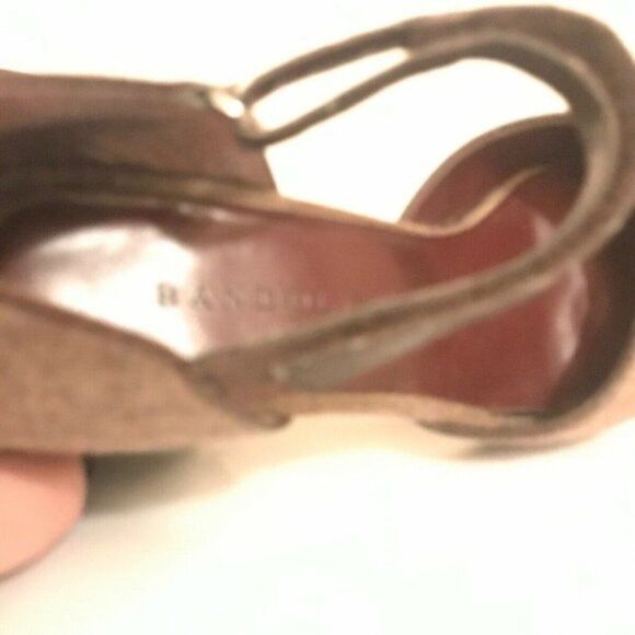 Bandolino Shoes Block Heel Ankle Strap Square Toe Y - Picture 4 of 7